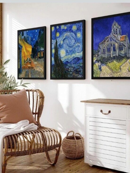 Cuspin Other - Cuspin 3 Piece Van Gogh Wall Art Trio - 12x16 In NWT